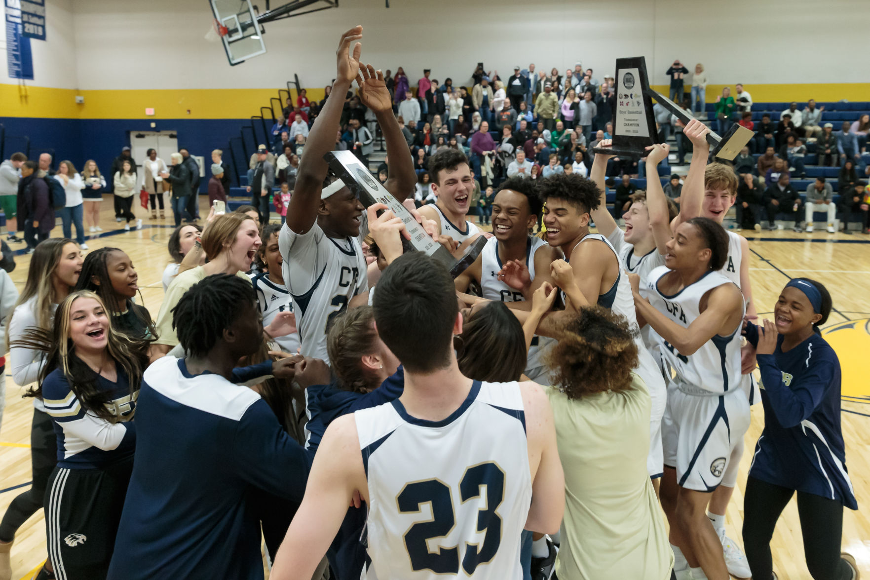 Concord First Assembly Academy wins the 2019-20 Metrolina Athletic Conference Tournament.